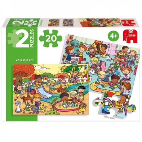2 PUZZLES 20 PIEZAS - Juguetería Mary