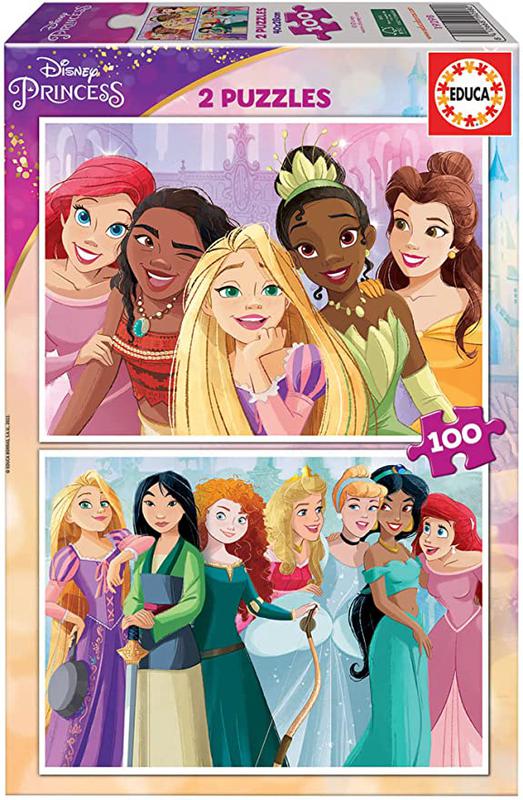 PUZZLE PRINCESAS DISNEY 100 PIEZAS - Juguetería Mary